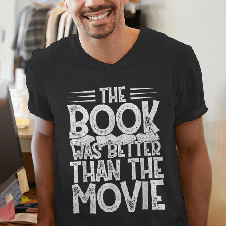 The Book Was Better Than The Movie Men's V-Neck T-Shirt