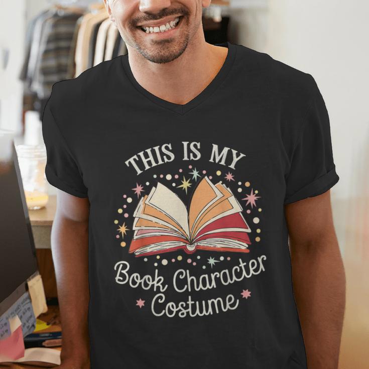 This Is My Book Character Costume Men's V-Neck T-Shirt