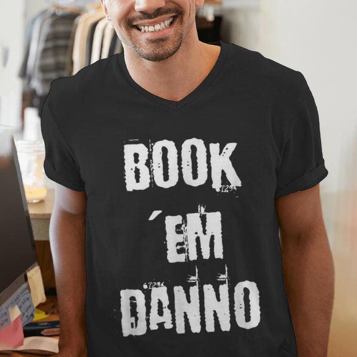 Book 'Em Danno Men's V-Neck T-Shirt