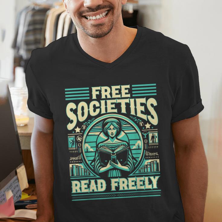 Book Lover Banned Books Reading Banned Books Men's V-Neck T-Shirt