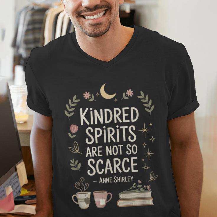 Book Lover Friend Quote Anne Men's V-Neck T-Shirt Book Lover Friend Quote Anne Men's V-Neck T-Shirt