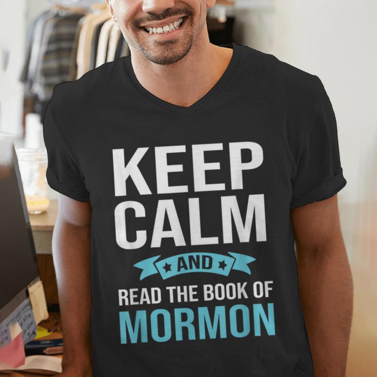 Book Of Mormon LDS Missionary Church Of Latter Day Saints Men's V-Neck T-Shirt