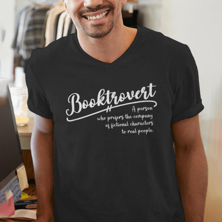 Booktrovert Definition Introvert Book Lover Reader Reading Men's V-Neck T-Shirt Booktrovert Definition Introvert Book Lover Reader Reading Men's V-Neck T-Shirt