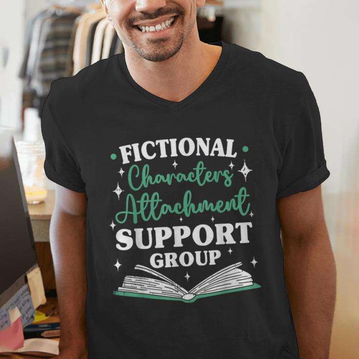 Bookworm Fictional Character Introvert Men's V-Neck T-Shirt