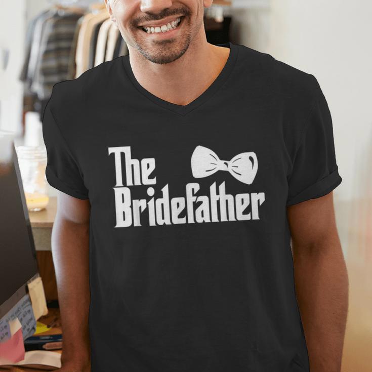 The Bridefather Father Of The Bride Dad Wedding Marriage Men's V-Neck T-Shirt