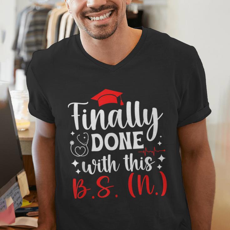 BSN Bachelor Of Science In Nursing Graduation Men's V-Neck T-Shirt