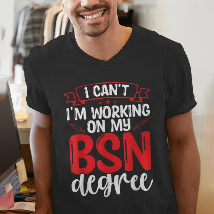 BSN Nurse Graduation Essentials BSN Nursing School Student Men's V-Neck T-Shirt