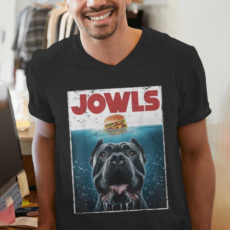 Cane Corso Jowls Top Drool Burger Dog Mom Dog Dad Men's V-Neck T-Shirt Cane Corso Jowls Top Drool Burger Dog Mom Dog Dad Men's V-Neck T-Shirt