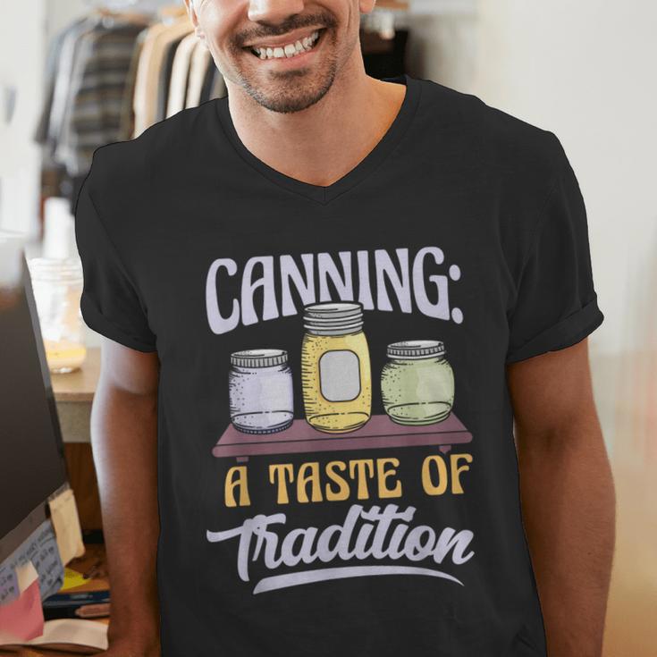 Canning A Taste Of Tradition Nostalgia Craft Men's V-Neck T-Shirt