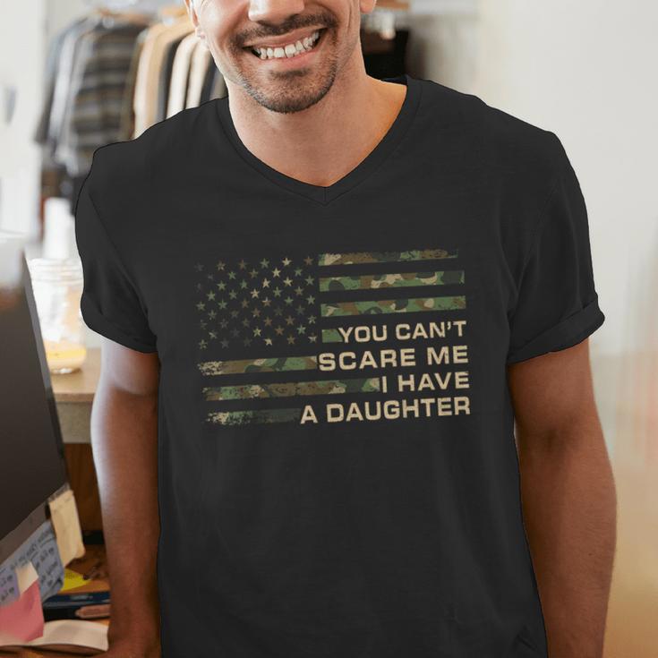 You Can’t Scare Me I Have A Daughter Father’s Day Dad Men's V-Neck T-Shirt You Can’t Scare Me I Have A Daughter Father’s Day Dad Men's V-Neck T-Shirt