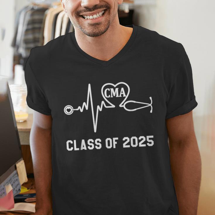 Certified Medical Assistant CMA Graduation Class Of 2025 Men's V-Neck T-Shirt