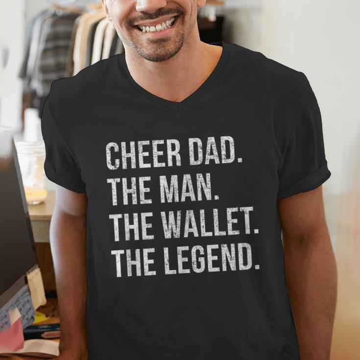 Cheer Dad Cheerleading Men's V-Neck T-Shirt Cheer Dad Cheerleading Men's V-Neck T-Shirt