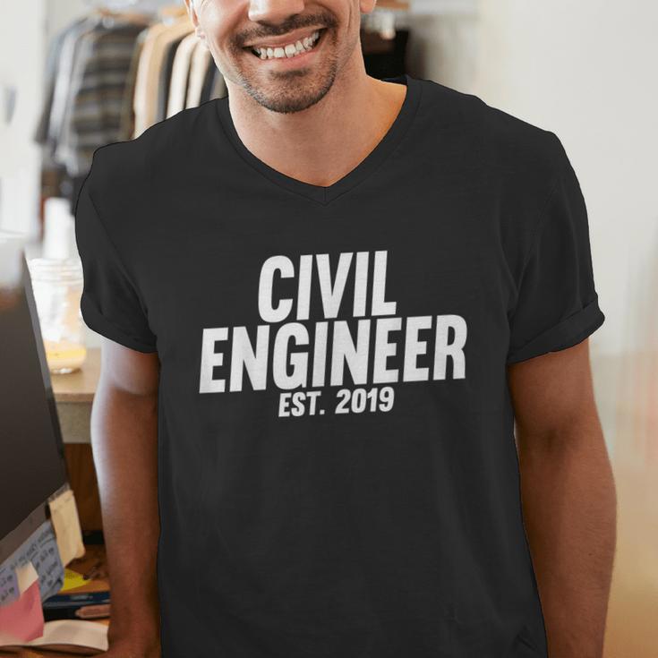 Civil Engineer Graduation Shirt New Civil Engineer Men's V-Neck T-Shirt
