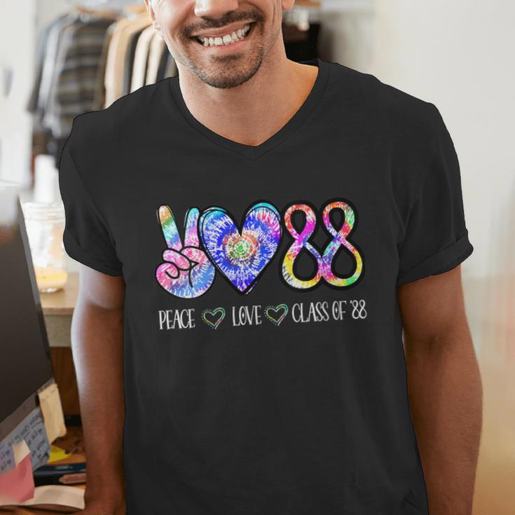 Class Of 1988 Shirt Tie Dye Senior Graduation Class Reunion Men's V-Neck T-Shirt