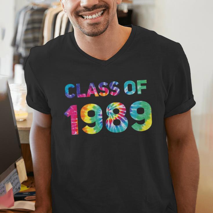 Class Of 1989 School Reunion College Highschool Graduation Men's V-Neck T-Shirt