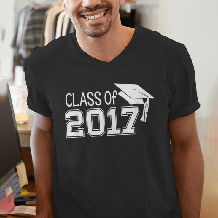 Class Of 2017 Cute Graduation T-Shirt Men's V-Neck T-Shirt