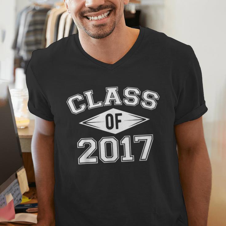 Class Of 2017 Graduation Shirt Senior For Graduates Men's V-Neck T-Shirt
