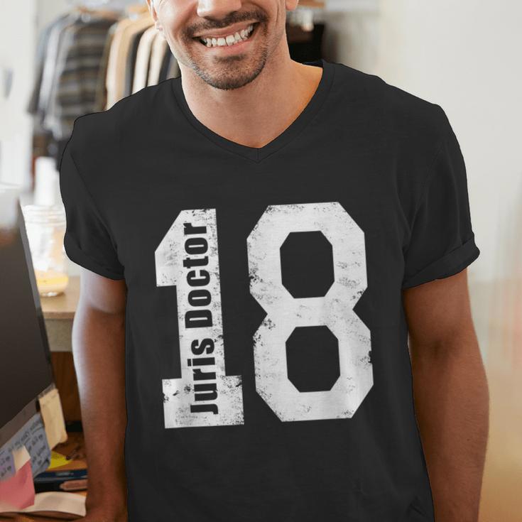 Class Of 2018 Lawyer Juris Doctor Graduation T-Shirt Men's V-Neck T-Shirt