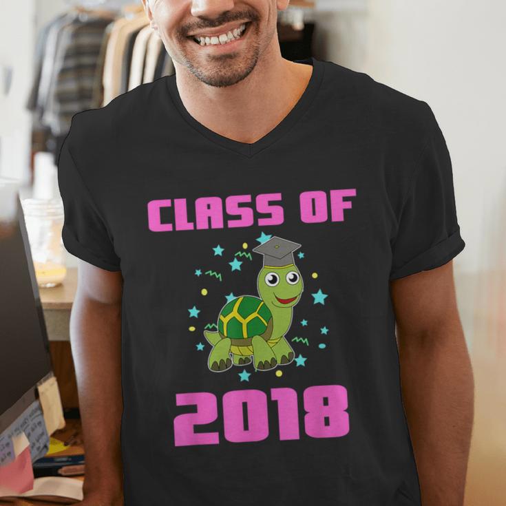 Class Of 2018 Turtle Shirt Graduation Kids Men's V-Neck T-Shirt