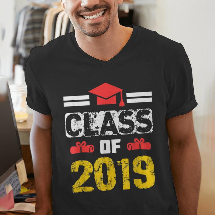 Class Of 2019 Graduation Senior High School College Men's V-Neck T-Shirt