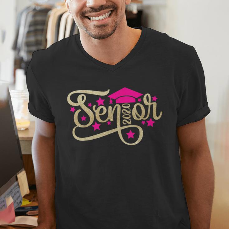 Class Of 2020 Girl Graduation SENIOR Class Of 2020 Men's V-Neck T-Shirt