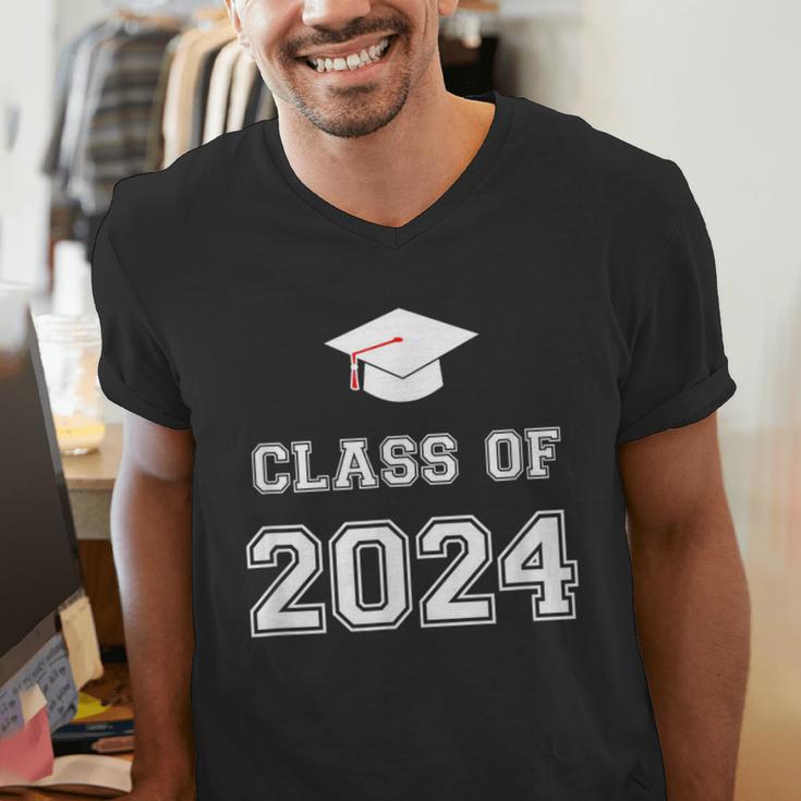 Class Of 2024 Graduation Men's V-Neck T-Shirt