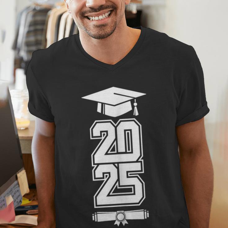 Class Of 2025 Done Graduation For Him Her Women Men Men's V-Neck T-Shirt