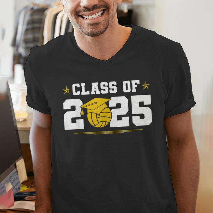 Class Of 2025 Graduation Waterpolo Senior 2025 Men's V-Neck T-Shirt