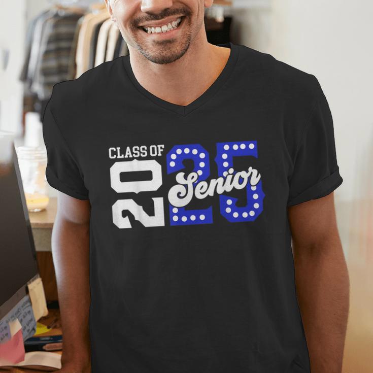 Class Of 2025 Senior 2025 Back To School Graduation Party Men's V-Neck T-Shirt