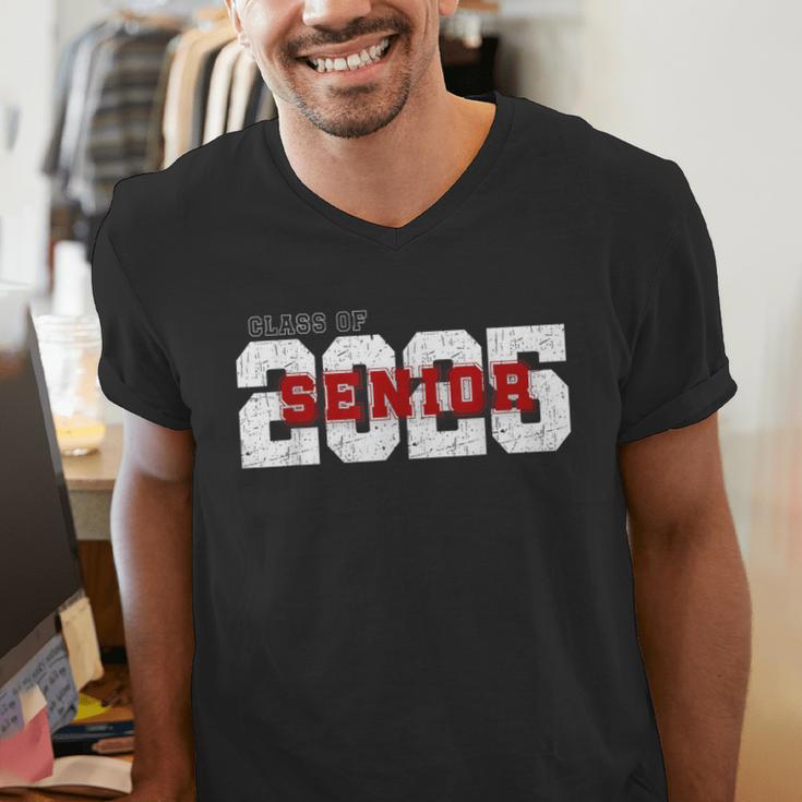Class Of 2025 Senior Graduation 2025 And Red Men's V-Neck T-Shirt