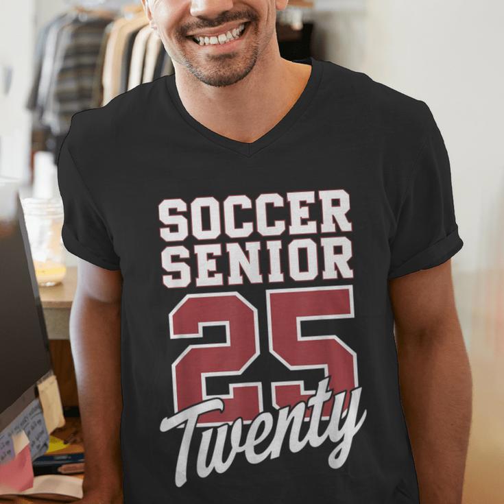 Class Of 2025 Senior 2025 Graduation 2025 Soccer Men's V-Neck T-Shirt