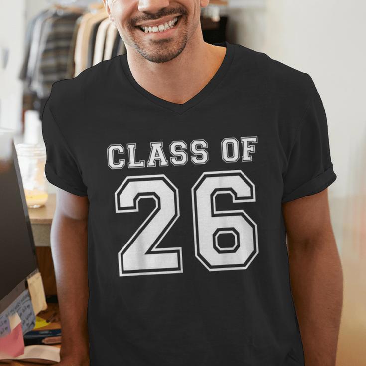 Class Of 2026 Freshman High School Senior Graduation Men's V-Neck T-Shirt