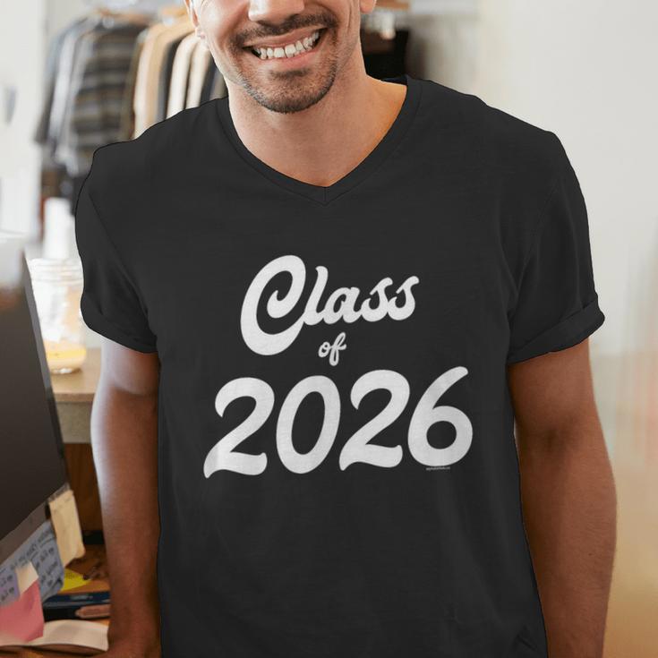 Class Of 2026 Graduation School Spirit Her Senior Class Men's V-Neck T-Shirt