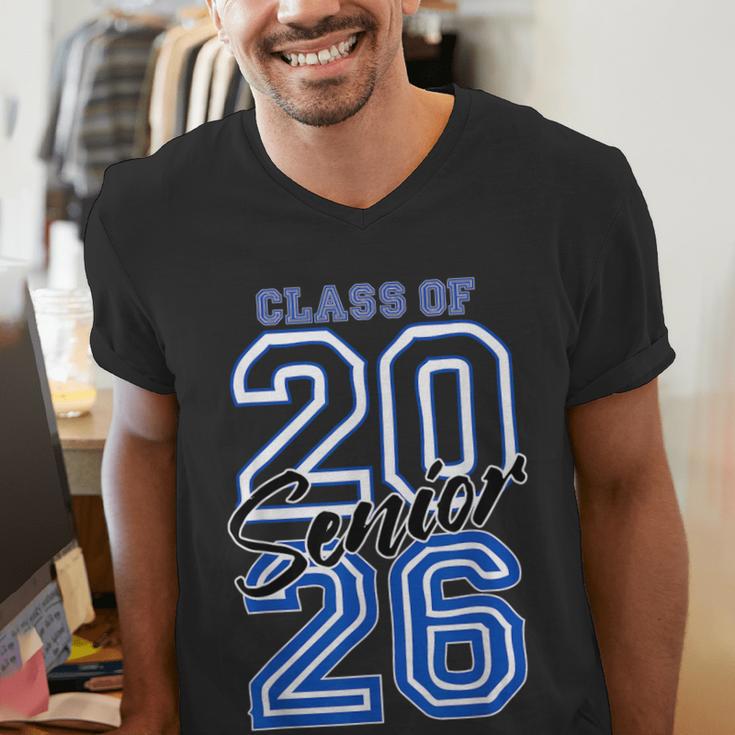 Class Of 2026 Senior Graduation High School And College Grad Men's V-Neck T-Shirt