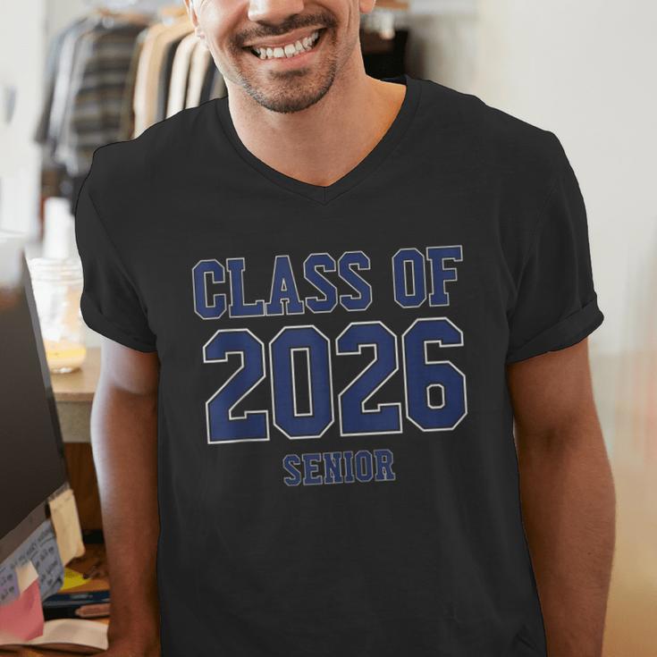 Class Of 2026 Senior Graduation High School College Grad Men's V-Neck T-Shirt