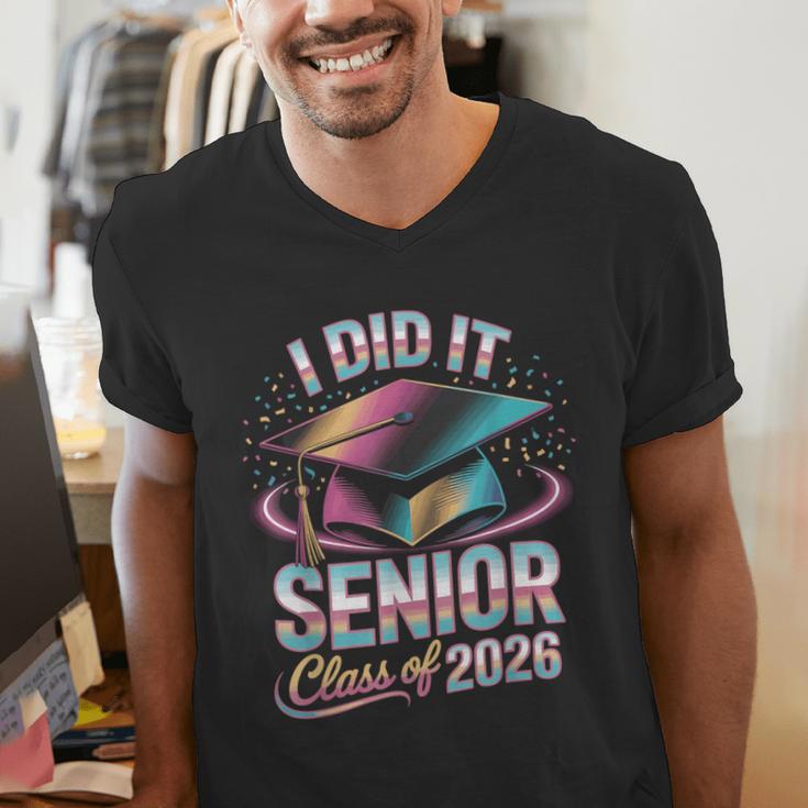 Class Of 2026 Senior Graduation I Did It Men's V-Neck T-Shirt