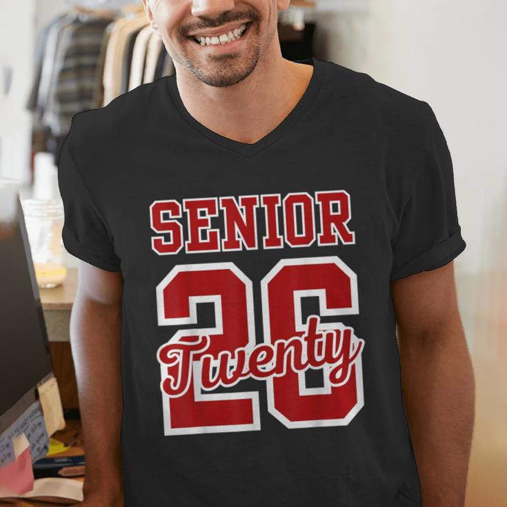 Class Of 2026 Senior 2026 Senior Twenty 26 Graduation Men Men's V-Neck T-Shirt