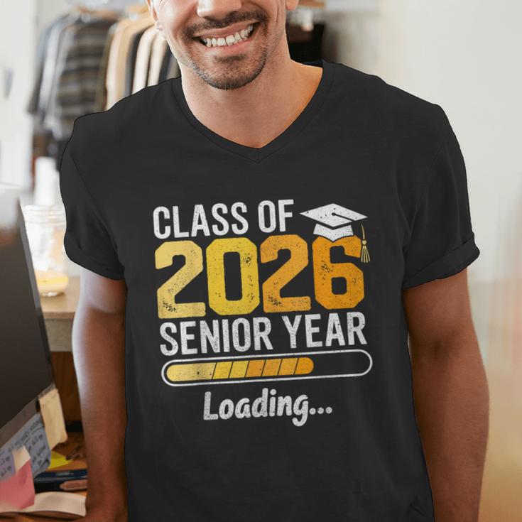 Class Of 2026 Senior Year Loading Senior 2026 Graduation Men's V-Neck T-Shirt