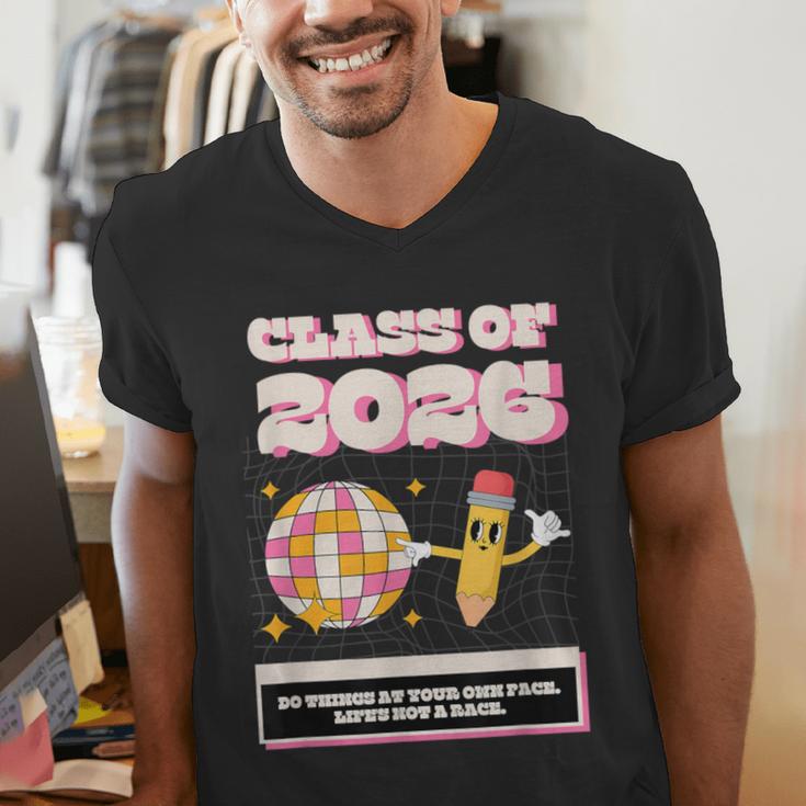 Class Of 2026 Students Graduate 2026 Graduation Men's V-Neck T-Shirt