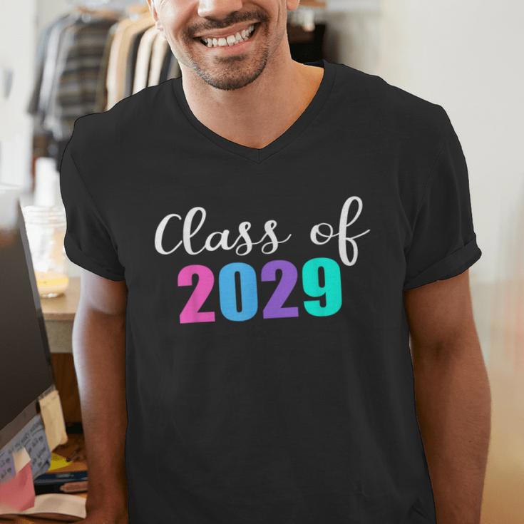 Class Of 2029 Shirt 2nd Grade Onto 3rd Grade Graduation Tee Men's V-Neck T-Shirt