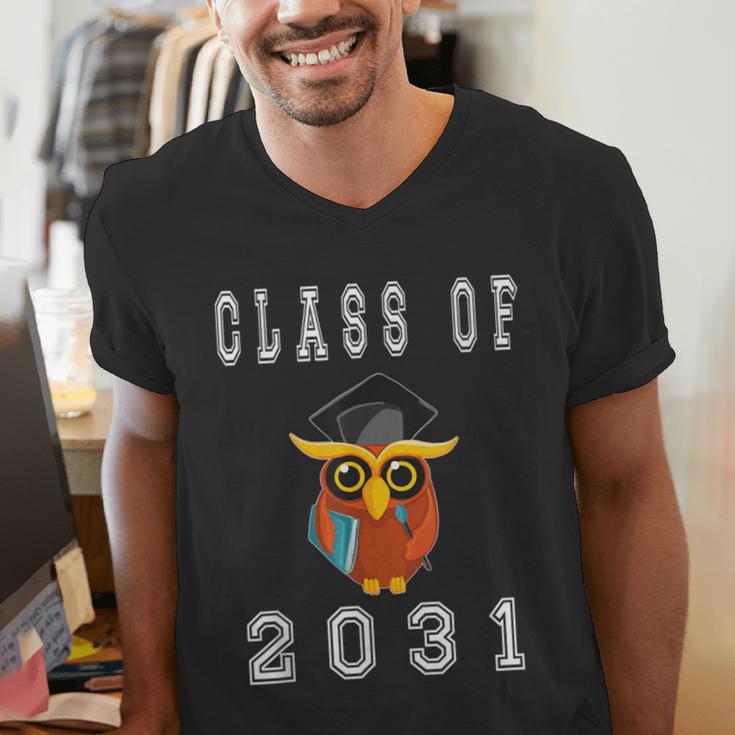 Class Of 2031 Graduation First Day Of SchoolShirt Men's V-Neck T-Shirt