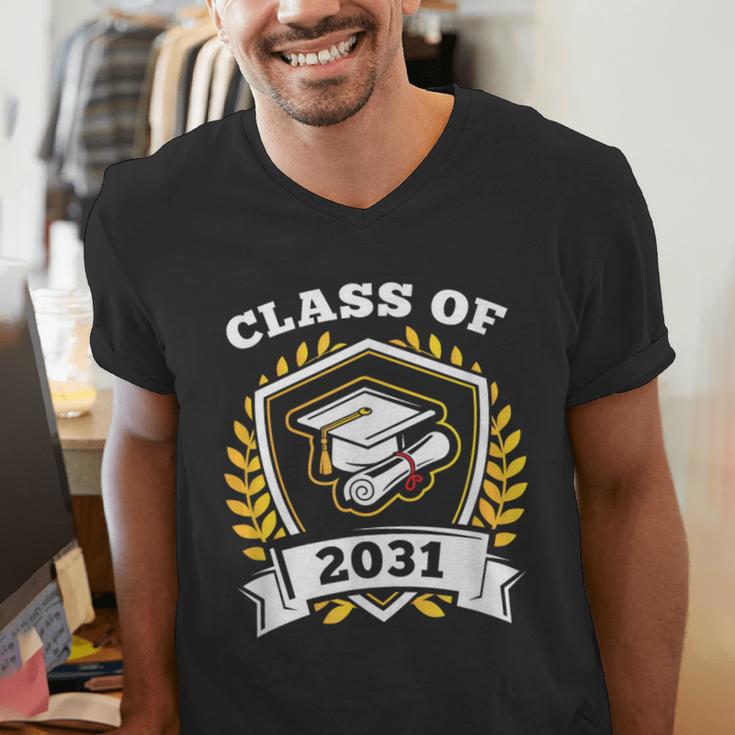 Class Of 2031 Class Of 2031 Graduation T-Shirt Men's V-Neck T-Shirt