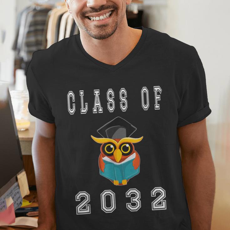 Class Of 2032 Graduation First Day Of SchoolShirt Men's V-Neck T-Shirt