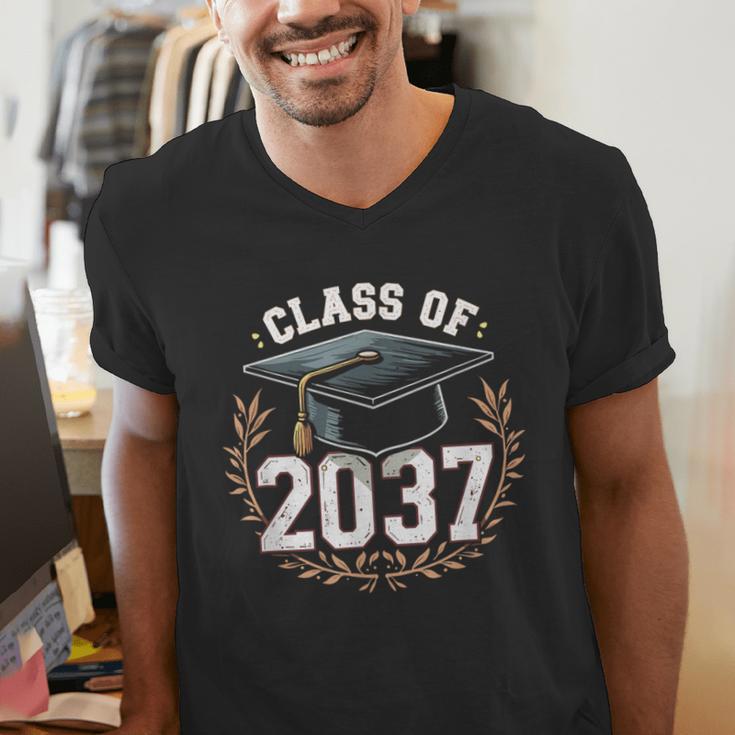 Class Of 2037 Graduation Men's V-Neck T-Shirt