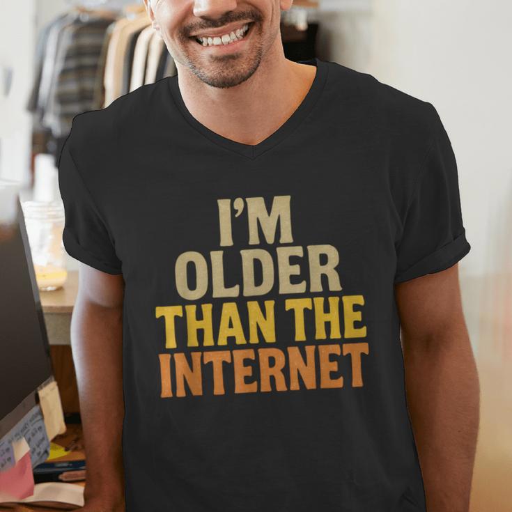 Classic Internet Nostalgia Humor Retro Quote Men's V-Neck T-Shirt