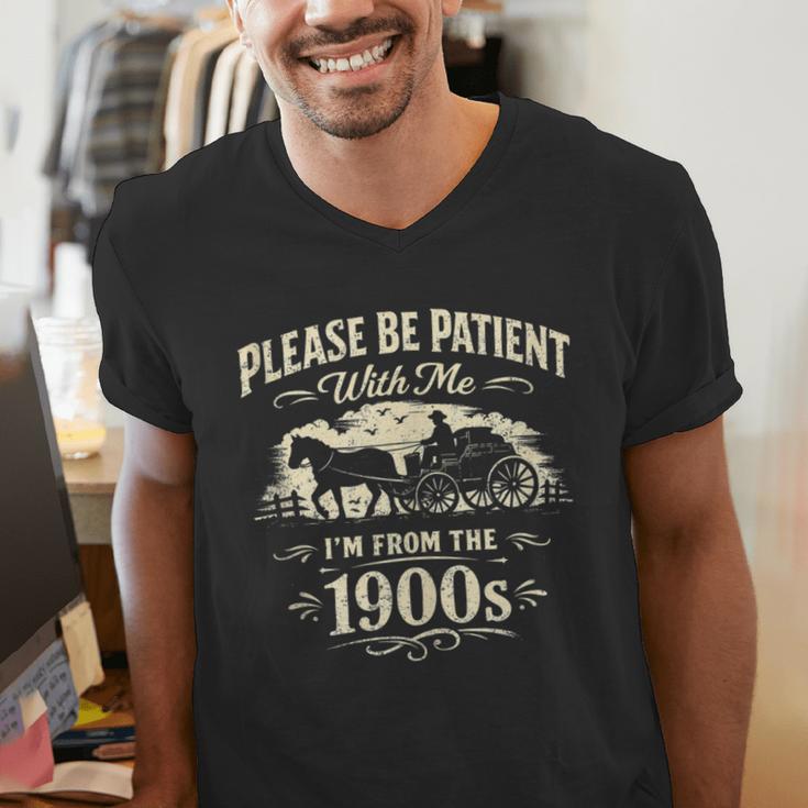 Classic Please Be Patient With Me I'm From The 1900s Men's V-Neck T-Shirt