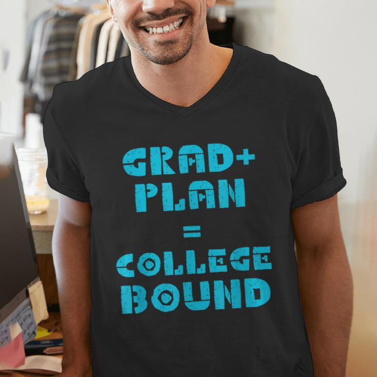 College Bound Graduation 2023 Grad Plan College Bound Men's V-Neck T-Shirt
