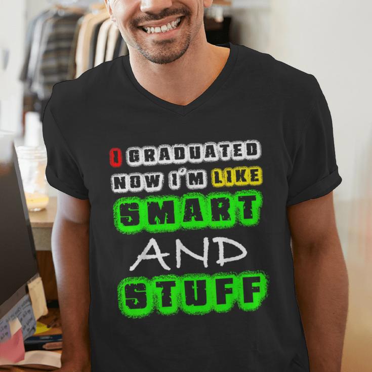 College High School Graduation Senior 2018 TShirt Men's V-Neck T-Shirt