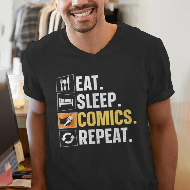 Comic Book Comic Stuff & Accessories -Adult Small Modern Letter Print Crew Collar Short Sleeve T-Shirt Men's V-Neck T-Shirt Comic Book Comic Stuff & Accessories -Adult Small Modern Letter Print Crew Collar Short Sleeve T-Shirt Men's V-Neck T-Shirt
