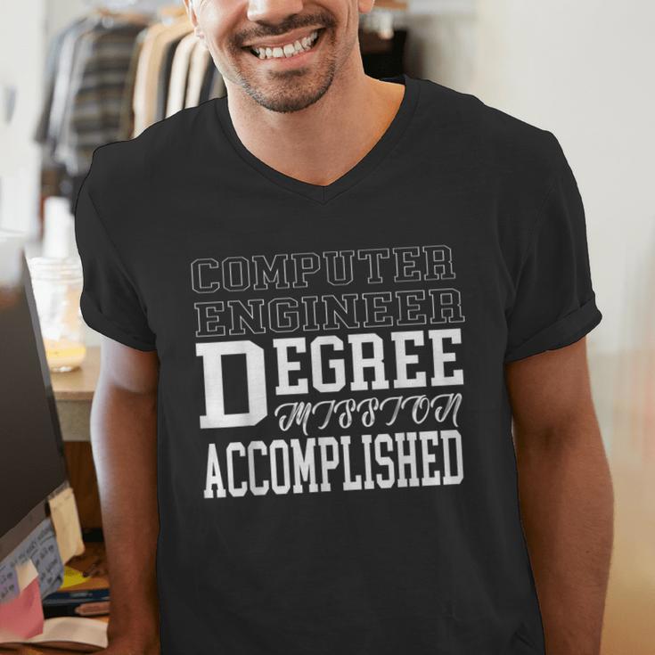 Computer Engineering Degree College Graduation T-Shirt Men's V-Neck T-Shirt
